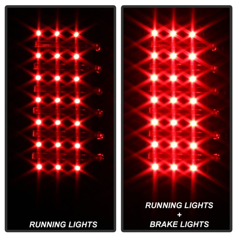 SPYDER 5017697 FITS:xTune Hummer H3 06-09 ( Non H3T ) LED Tail Lights Black ALT-ON-HH306-LED-BK Tail Lights