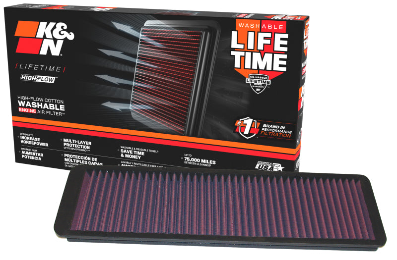 K&N Engineering 33-2011 FITS:K&N Replacement Air Filter JAGUAR XJS,XKE 1971-80 Air Filters Drop In
