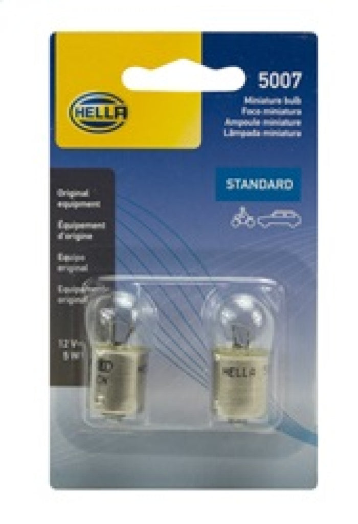 Hella LA5007TB FITS: Bulb 5007 12V 5W Ba15S B6 (2) Bulbs