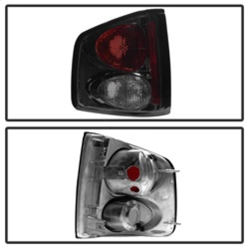 SPYDER 5001962 FITS: Chevy S10 94-04/GMC Sonoma 94-04/Isuzu Hombre 96-00 Euro Tail Lights Smke ALT-YD-CS1094-SM Tail Lights