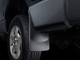 WeatherTech 17+ F-250/350/450/550 (W/O Flares/Lip Molding) No Drill Mudflaps - Black FITS: Ford - WET120065