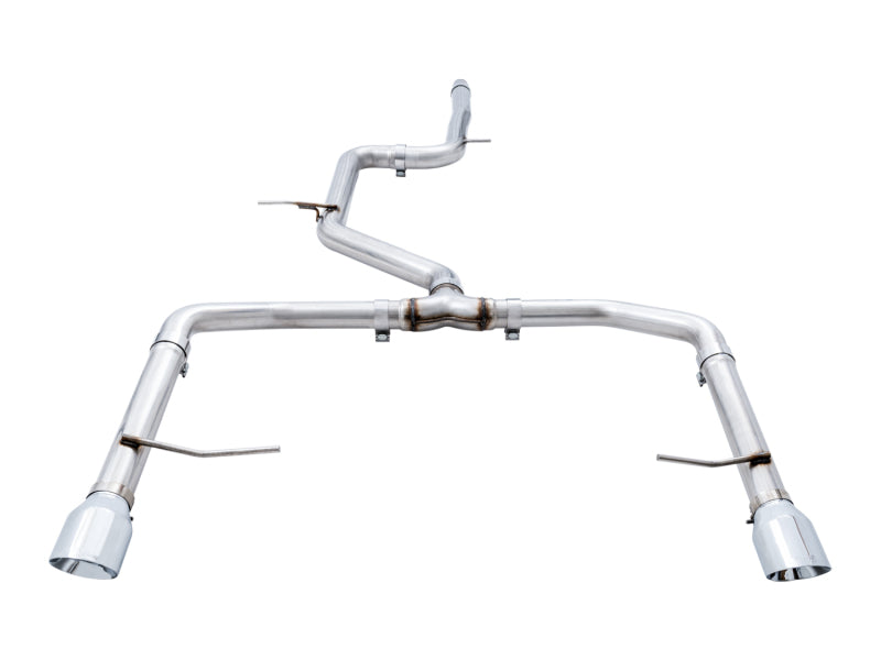 AWE Tuning 3020-22034 FITS: 18-21 Volkswagen Jetta GLI Mk7 Track Edition Exhaust Chrome Silver Tips (Fits OEM DP) Catback