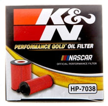 Load image into Gallery viewer, K&amp;N Engineering HP-7038 FITS:K&amp;N Performance Oil Filter for 2019 Audi A3 2.0L Oil Filters