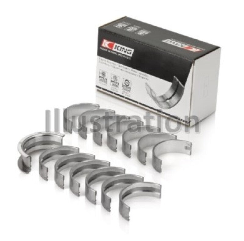 King Engine Bearings MB7776SI0.5 FITS:King BMW N55B30A/N53B30A/N52B30A Main Bearing Set Size +0.50mm Bearings