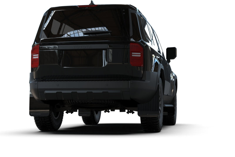 Rally Armor MF138-UR-BLK-MBK FITS: 22-25 Toyota Land Cruiser Black UR Mud Flap Metallic Black Logo Mud Flaps