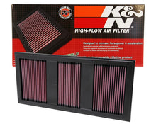Load image into Gallery viewer, K&amp;N Engineering 33-2985 FITS:K&amp;N Replacement Air Filter 11 Mercedes Benz C350/CLS350/E300/GLK350/ML350/S350 / 11-12 E350/SLK350 Air Filters Drop In