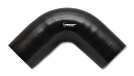 Vibrant 2747 FITS: 4 Ply Reinforced Silicone Elbow Connector 3.25in I.D. 90 deg. Elbow (BLACK) Silicone Couplers & Hoses