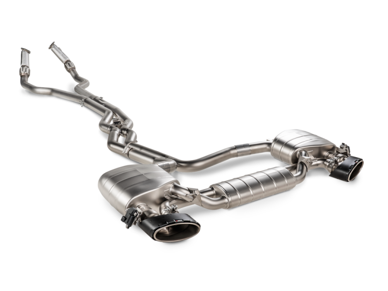 Akrapovic S-AU/T/2H FITS: 2023 Audi RS6 Avant (C8) Evolution Line Cat Back (Titanium) (Req Link Pipe Set) Catback