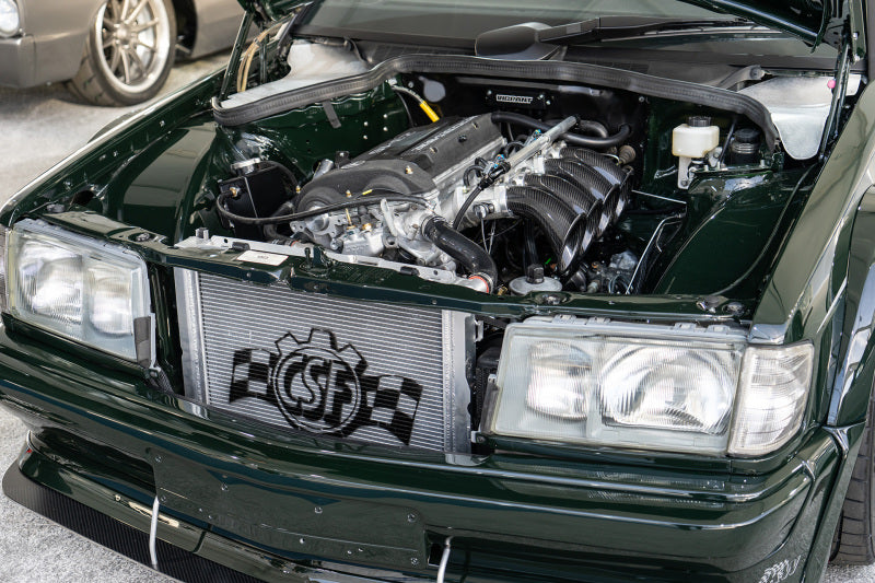 CSF 7220 FITS: 84-88 Mercedes-Benz W201 190E 2.3L 16 w/ A/C High Performance Aluminum Radiator Radiators