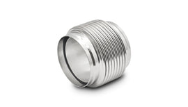 Vibrant 68944 FITS: SS Bellow Assembly w/ Solid Liner 4in inlet/outlet ID x 4in overall L Electro Polished Flanges