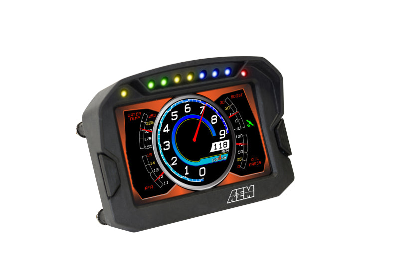 AEM 30-5603 FITS: CD-5LG Carbon Logging Digital Dash Display w/ Internal 10Hz GPS & Antenna Gauges