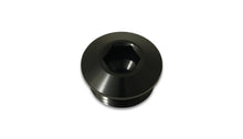Load image into Gallery viewer, Vibrant 10991 FITS: Aluminum -4AN ORB Low Profile Port Plug Anodized Black Fittings
