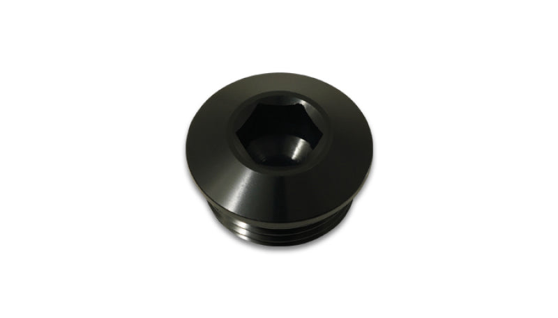 Vibrant 10996 FITS: Aluminum -16AN ORB Slimline Port Plug w/O-Ring Anodized Black Fittings