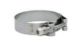 Vibrant 2799 FITS: SS T-Bolt Clamps Pack of 2 Size Range: 5.30in to 5.60in O.D. For use with 5in I.D. couplers Clamps