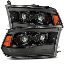 AlphaRex 880542 FITS: 09-18 Dodge Ram 1500 PRO-Series Projector Headlights Plank Style Alpha Blk w/Seq Signal/DRL Headlights