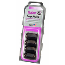 Load image into Gallery viewer, McGard 64030 FITS: Hex Lug Nut (Cone Seat) 1/2-20 / 13/16 Hex / 1.5in. Length (4-Pack) Black Lug Nuts