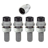 McGard 28320 FITS: Wheel Lock Bolt Set 4pk. (Radius Seat) M14X1.5 / 17mm Hex / 28.2mm Shank Length Black Wheel Bolts
