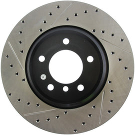 Stoptech 127.34093R FITS:StopTech 07-09 BMW 335 (E90/E92/E93) Slotted & Drilled Right Front Rotor Brake Rotors Slot & Drilled