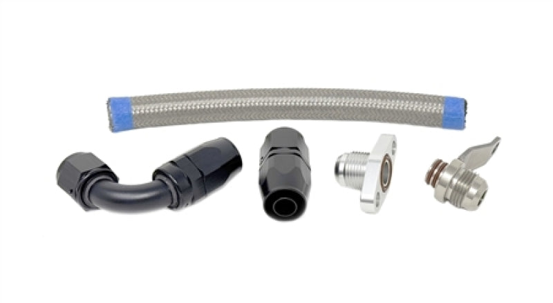 Torque Solution TS-SU-486K-S FITS: Subaru EJ -10AN Turbo Oil Return Line Kit Flanges