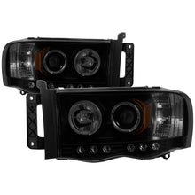 Load image into Gallery viewer, SPYDER 5078384 FITS: Dodge Ram 1500 02-05 03-05 Projector Headlights LED Halo LED Blk Smke PRO-YD-DR02-HL-BSM Headlights
