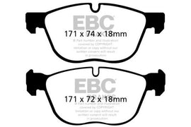 EBC DP41938R FITS: 07-10 BMW X5 3.0 Yellowstuff Front Brake Pads Brake Pads Performance