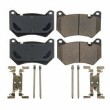 PowerStop Power Stop 18-22 Q5 Front Z17 Ceramic Brake Pads w/Hardware FITS: Audi Evo - PSB17-2139
