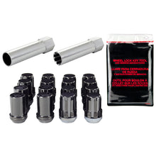 Load image into Gallery viewer, McGard 65457BK FITS: SplineDrive Tuner 4 Lug Install Kit w/Locks &amp; Tool (Cone) M12X1.5 / 13/16 Hex Black Lug Nuts