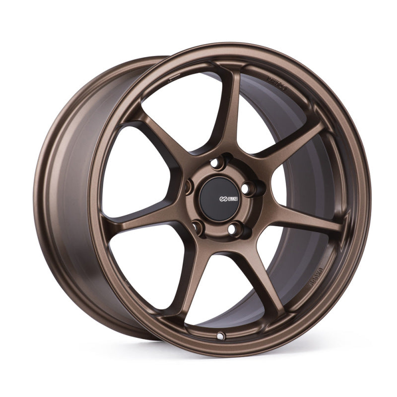 Enkei 535-895-1245ZP FITS: TS-7 18x9.5 5x120 45mm Offset 72.6mm Bore Matte Bronze Wheel Wheels Cast