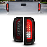 ANZO 311433 FITS: 15-21 Chevrolet Colorado Full LED Tail Lights w/ Red Lightbar Black Housing Smoke Lens Tail Lights
