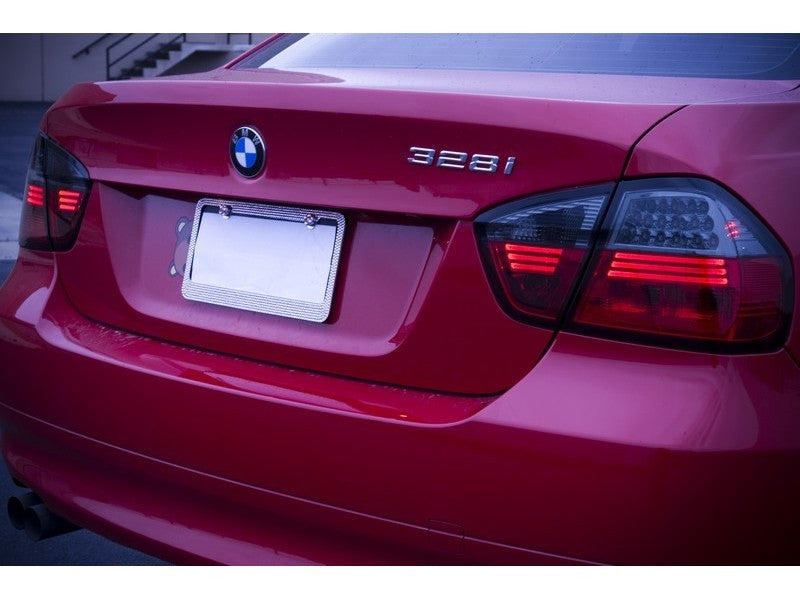 SPYDER 5000910 FITS: BMW E90 3-Series 06-08 4Dr LED Tail Lights Red Smoke ALT-YD-BE9006-LED-RS Tail Lights