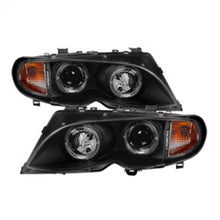 Load image into Gallery viewer, SPYDER 5042415 FITS: BMW E46 3-Series 02-05 4DR Projector Headlights 1PC LED Halo Blk PRO-YD-BMWE4602-4D-AM-BK Headlights