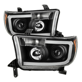 SPYDER 9027888 FITS:xTune Toyota Tundra 07-13 LED Light Bar Projector Headlights Black PRO-JH-TTU07-LED-BK Headlights