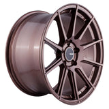 Enkei 499-895-6535ZP FITS: TS10 18x9.5 35mm Offset 5x114.3 Bolt Pattern 72.6mm Bore Dia Copper Wheel Wheels Cast