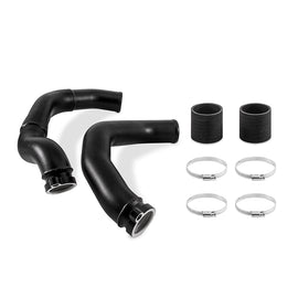 Mishimoto MMICP-F80-15 FITS: 2015+ BMW F8X M3/M4 Charge Pipe Kit Wrinkle Black Intercooler Pipe Kits