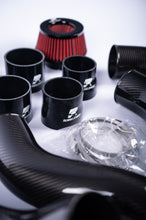 Load image into Gallery viewer, RENNELEMENT G90/G99 M5 3.5” Dry Carbon Fiber Front Mount Intake System