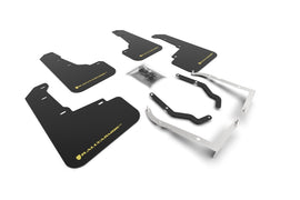 Rally Armor MF46-LTUR-BLK/PYP FITS: 18-23 Subaru Crosstrek Black UR Mud Flap w/Yellow Pearl Logo Mud Flaps