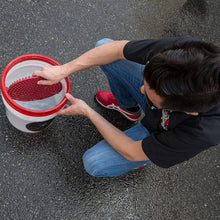 Load image into Gallery viewer, Chemical Guys DIRTTRAP02 FITS: Cyclone Dirt Trap Car Wash Bucket Insert Red Wash Buckets