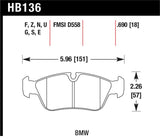 Hawk Performance Ceramic Street Brake Pads