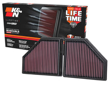 Load image into Gallery viewer, K&amp;N Engineering 33-5086 FITS:K&amp;N 16-19 BMW 750i L6-4.4L F/I Replacement Drop In Air Filter Air Filters Drop In