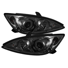 Load image into Gallery viewer, SPYDER 5064325 FITS: Toyota Camry 02-06 Projector Headlights LED Halo LED Smoke High H1 Low H1 PRO-YD-TCAM02-HL-SM Headlights
