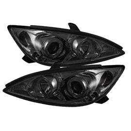 SPYDER 5064325 FITS: Toyota Camry 02-06 Projector Headlights LED Halo LED Smoke High H1 Low H1 PRO-YD-TCAM02-HL-SM Headlights