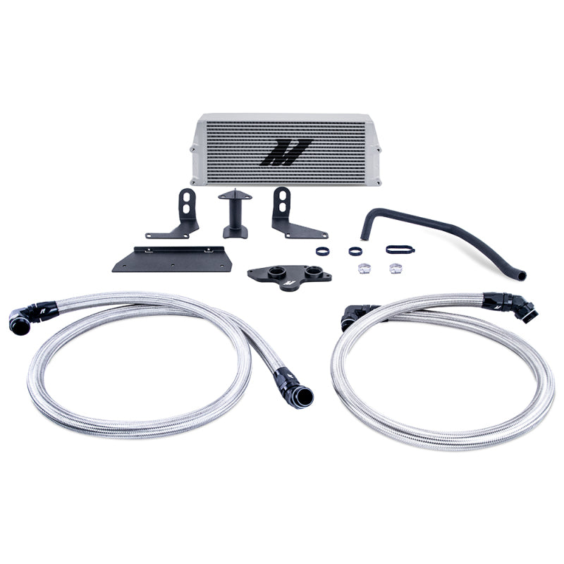 Mishimoto MMOC-F2D-11KSL FITS: Oil Coolers FITS: 11-19 Ford 6.7L Powerstroke Performance Oil Cooler Kit Silver Oil Coolers