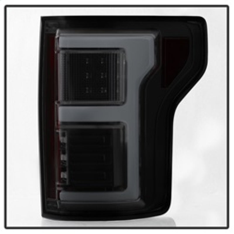 SPYDER 5085337 FITS: 15-17 Ford F-150 LED Tail Lights (w/Blind Spot) Black Smoke (ALT-YD-FF15015BS-LBLED-BSM) Tail Lights