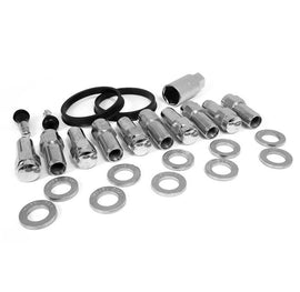 Race Star 601-1429-10 FITS: 14mm x 1.5 1.38in. Shank W/ 7/8in. Head Closed End Lug Kit 10 PK Lug Nuts