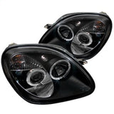 SPYDER 5011190 FITS: Mercedes Benz SLK 98-04 1PC Projector Halogen Model- LED Halo Blk PRO-YD-MBSLK98-1PC-HL-BK Headlights