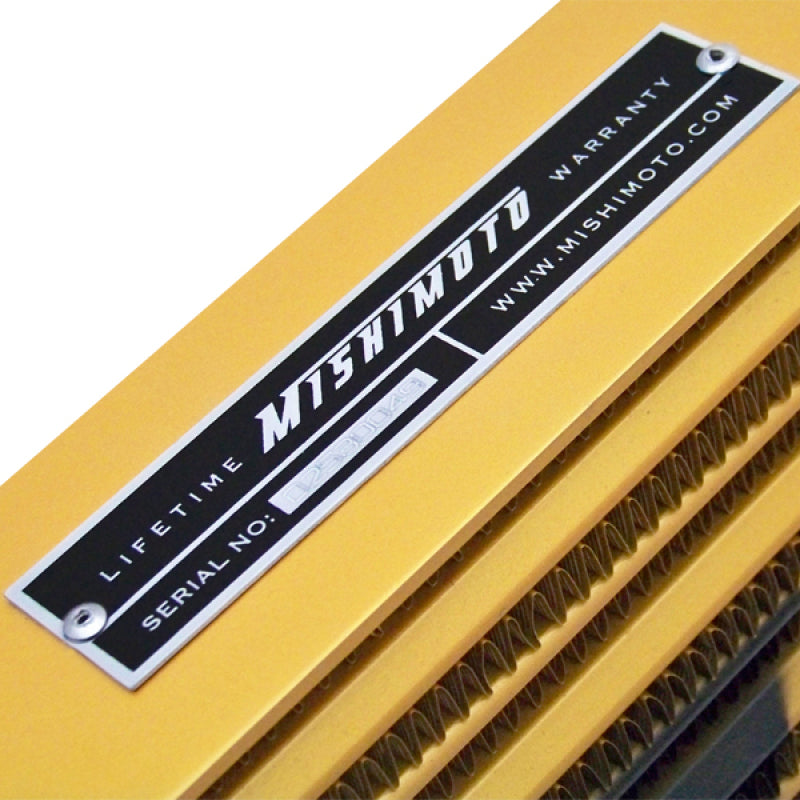 Mishimoto MMINT-UMG FITS: Intercoolers FITS: Eat Sleep Race Special Edition Gold M-Line Intercooler Intercoolers