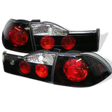 SPYDER 5003959 FITS: Honda Accord 01-02 4Dr Euro Style Tail Lights Black ALT-YD-HA01-4D-BK Tail Lights