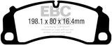 EBC DP32206C FITS: 2016+ Porsche 911 (991/992) Carrera S 3.0TT (Cast Iron Rotor Only) Redstuff Front Brake Pads Brake Pads Performance