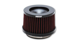 Vibrant 10931 FITS: The Classic Perf Air Filter 4.75in O.D. Cone x 3-5/8in Tall x 4in inlet I.D. Turbo Outlets Air Filters Universal Fit
