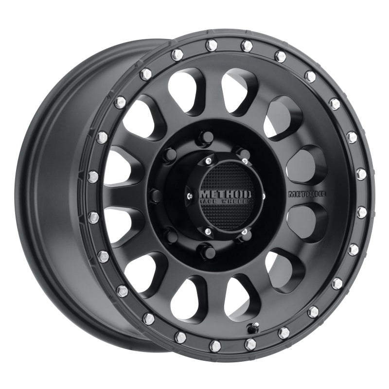 Method Wheels MR31578580500 FITS:Method MR315 17x8.5 0mm Offset 8x6.5 130.81mm CB Matte Black Wheel Wheels Cast